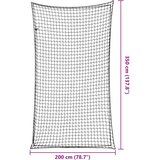  Mreža za prikolicu s elastičnim užetom crna 3,5 x 2 m PP | Eponuda.ba
