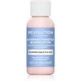 Revolution overnight Targeted Blemish Lotion Calamine & Salicid Acid nočna nega za lokalno zdravljenje aken 30 ml za ženske | Shoptok.si