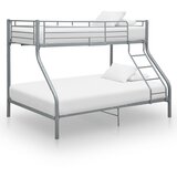  Okvir za krevet na kat sivi metalni 140 x 200 / 90 x 200 cm | shoptok.hr