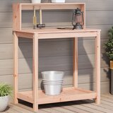  Stol za sadnju s policama 82,5x50x109,5 cm od masivne duglazije | shoptok.hr