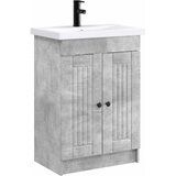 vidaXL Set namještaja za kupaonicu Betonska siva 78 5 x 37 5 x 81 cm - Betonska siva 78 5 x 37 5 x 81 cm | shoptok.hr