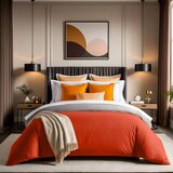  tonne orage - true cinnamon ranforce super king quilt cover (fr) (it) | ePonuda.com