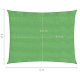  Jedro za zaštitu od sunca 160 g/m² svjetlozeleno 4 x 5 m HDPE | shoptok.hr