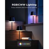 GOVEE LED RGBICWW Prigu&amp;scaron;iva stona lampa CLASSIC MATTER LED/10W/5V Wi-Fi Slike