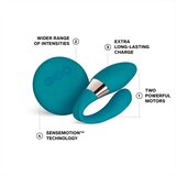 Lelo Tiani Duo - silikonski vibrator za par (plavi) | shoptok.hr