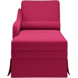  Počivaljka od baršun s jastukom i rukonaslonom crvena boja vina | shoptok.hr