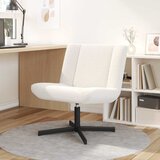  Stolica na kotačiće Krema 63 x 75 x 76 cm Janjeća koža | Eponuda.com