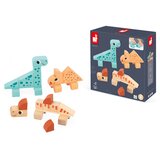 Janod lesena konstrukcijska sestavljanka dino | Shoptok.si