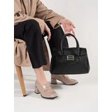 Shelvt Black shoulder bag with strap | Shoptok.si