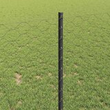  Set šesterokotnih ograj Set 2 Siva Kovina 25x1 m Trda, (22084993) | Shoptok.si