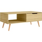  Stolić za kavu boja hrasta 100 x 49,5 x 43 cm konstruirano drvo | shoptok.hr