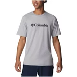 Columbia Majice s kratkimi rokavi Csc Basic Logo SS Tee Siva