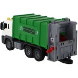 Lean Toys Smetarski tovornjak z žerjavom, tornim pogonom, zelen 1:16 | Shoptok.si