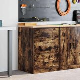 vidaXL Garažni ormar za odlaganje 60x51x85 cm masivne borovine | shoptok.hr