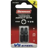 Benman Bit umetni nasadni ključ T25X25 2/1 Cene