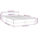 vidaXL Posteljni okvir z vzglavjem črn 120x200 cm žamet | Shoptok.si