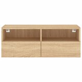  Zidni TV ormarić boja hrasta 80 x 30 x 30 cm konstruirano drvo | shoptok.hr