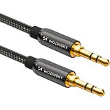 Wozinsky Univerzalni kabel AUX mini jack kabel 1,5m črn, (21090414) | Shoptok.si