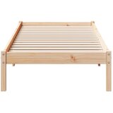  Dugi okvir kreveta bez madraca 80 x 210 cm od borovine | Eponuda.ba