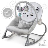 Nukido ležaljka–ljuljačka s vibracijom –siva | shoptok.hr