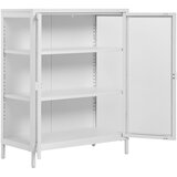 House Nordic Bijela metalna vitrina 80x101 cm Brisbane – | shoptok.hr