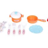 ECO TOYS Dečija kuhinja sa zvukom, LED svetlom, sudoperom i 10 dodataka roze ECOTOYS | ePonuda.com