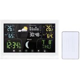 solight TE110W - Meteostanica sa displejem u boji 5V/2xAAA bela | Eponuda.com