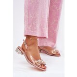 S. BARSKI Transparent Low Heel Sandals With Decoration D&A Cijene