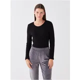 LC Waikiki Women's Crew Neck Plain Long Sleeve Thermal Underwear