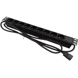 Alantec PZ09U power extension 1.8 m 9 AC outlet(s) Indoor Black
