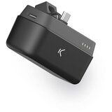Ksix prijenosna baterija 4.800 mAh USB-C džepna, 10 W, USB-A na USB-C kabel | shoptok.hr