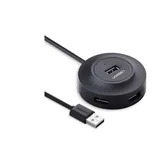 USB 2.0 Hub 1/4 1m crni CR106