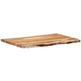 vidaXL Mizna plošča trden akacijev les 100x(50-60)x3,8 cm | Shoptok.si