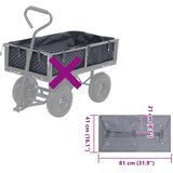  Obloga za vrtna kolica tamnosiva 81 x 41 x 21 cm od tkanine | Eponuda.com