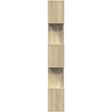 vidaXL Pregrada s knjižno omaro 5-nadstropna sonoma hrast 70x24x161 cm | Shoptok.si