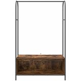  Stalak za odjeću s pohranom Smeđi hrast 100 x 44 x 160 cm | Eponuda.ba