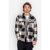 Reell Freeman Srajca check deep black / oatmeal Cene