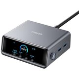 Anker Prime 250W GaN stoni brzi punjač, 6-portova (4x USB-C, 2x USB-A) srebrni Cene