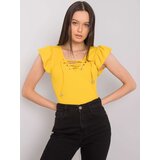 Italy Moda Blouse-DHJ-BZ-13301.34P-yellow | Shoptok.si