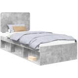  Okvir za krevet Beton 90 x 200 cm Čvrsto borovo drvo | shoptok.hr
