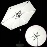  Suncobran za vrt s LED svjetlima i postoljem 270 x 270 cm | shoptok.hr