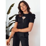 DStreet Bluzka damska LERRIS czarna | shoptok.hr