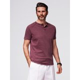 Ombre Men's t-shirt with henley neckline Cene