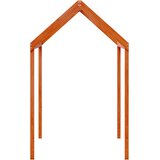 Krov za dječji krevet voštano smeđi 217x85,5x154 cm borovina | shoptok.hr