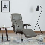 vidaXL TV fotelj sivo umetno usnje | Shoptok.si