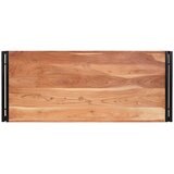  Polica za kupaonicu Smeđa 120 x 50 x 23 cm Čvrsto drvo akacije | Eponuda.com