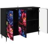  Kreveta KIEL Crni hrast 102 x 33 x 76 cm Konstruirano drvo Slike