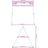  Okvir za vanjsku ljuljačku Š 206 x V 185 cm | shoptok.hr