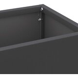  Stalak za kišobran s pohranom Crna 15,5 x 15,5 x 49 cm Metal | Eponuda.ba