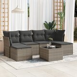 vidaXL 7-dijelni set vrtnih sofa sivi od poliratana Cijene
